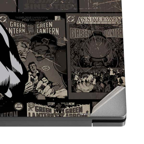 DC Comics Green Lantern Vintage Action Pose Pattern Dell XPS Skin